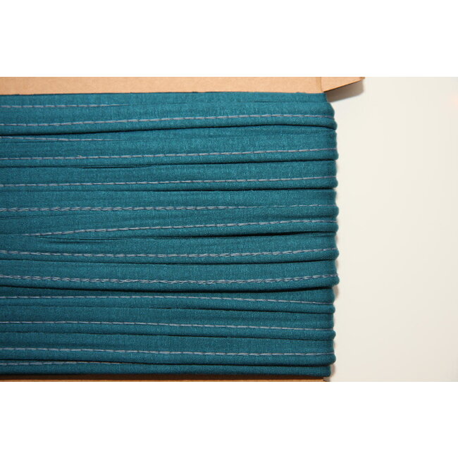 Elastische paspel - Donker Petrol