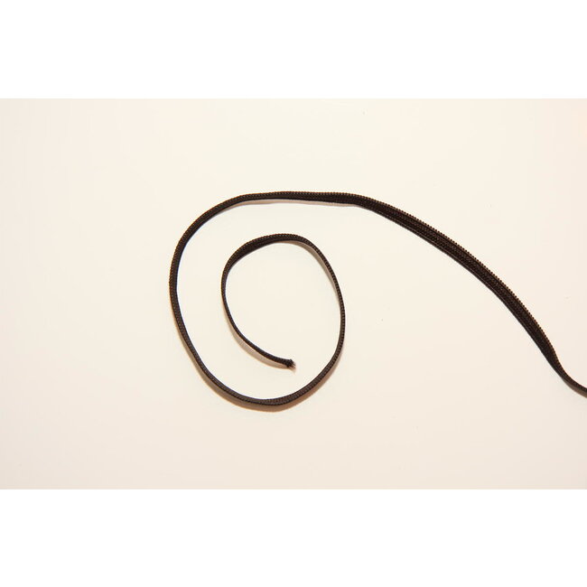 Platte Elastiek - Bruin - 5 meter