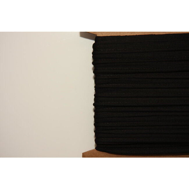 Elastische paspel - Zwart