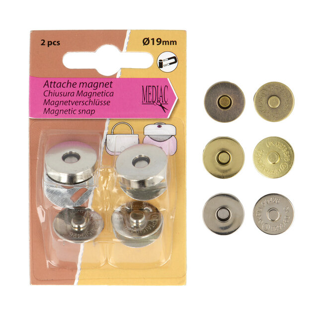 Magneetsluiting - Brons