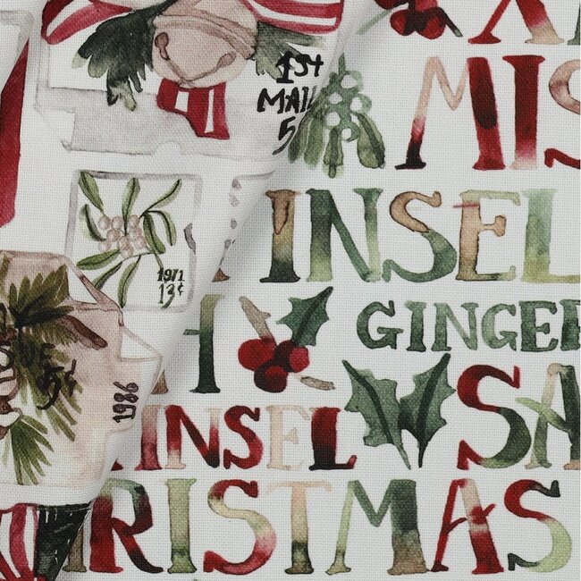 Christmas Stamps - Linnenlook - Wit