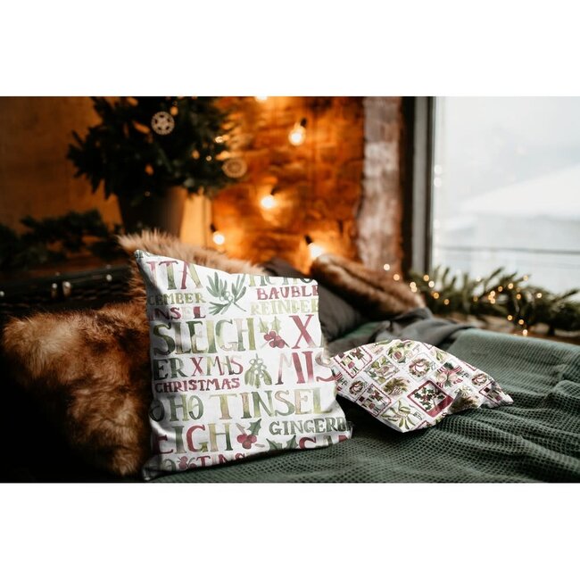 Christmas Words - Linnenlook - Wit