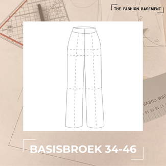 The Fashion Basement Basispatroon Broek : 34-46