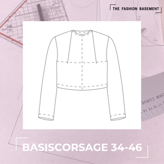 The Fashion Basement Basispatroon Corsage : 34-46