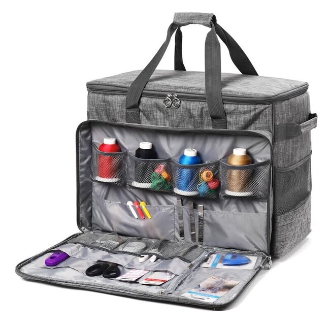 Draagtas Quiltmotief - Naaimachine (XL)