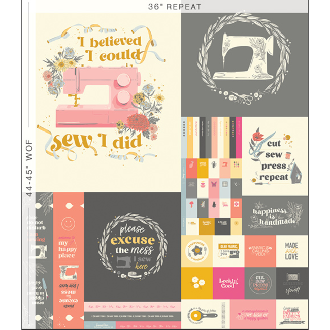 Sew Obsessed - Happiness is Handmade - Paneel