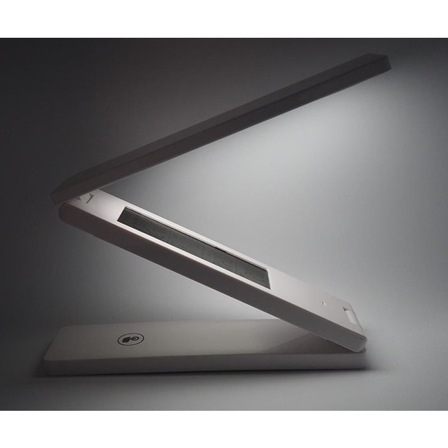 Inklapbare LED lamp - met kalender en wekkerfunctie