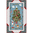 Glad Tidings We Bring -  Christmas Tree Panel Blue