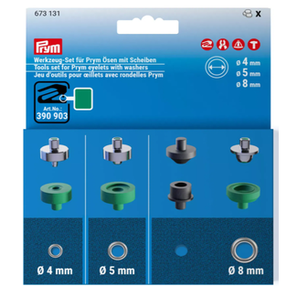 Vario Creative Tool - Tool Set Eyelets - 4/8 mm