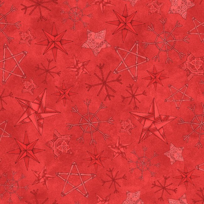 Homemade Holidays - Stars Red
