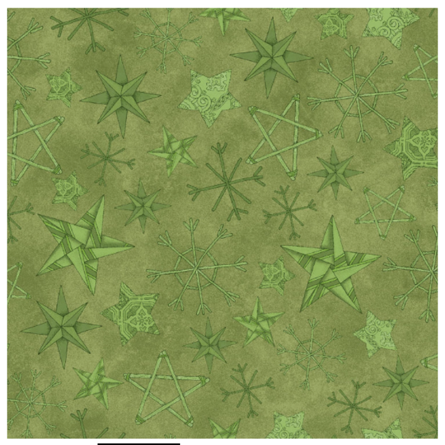 Homemade Holidays - Stars Green