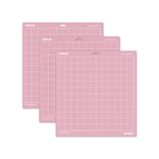LOKLiK LOKLiK - Cutting Mat - Roze - Fabric Grip - 3pcs