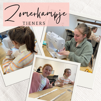 Zomerkampje: naaien voor tieners