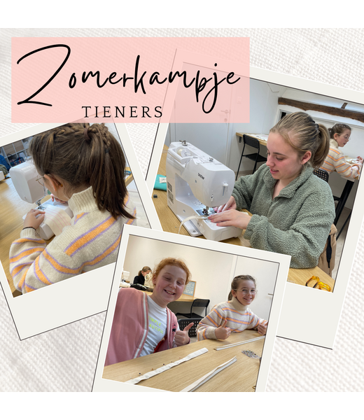 Zomerkampje: naaien voor tieners