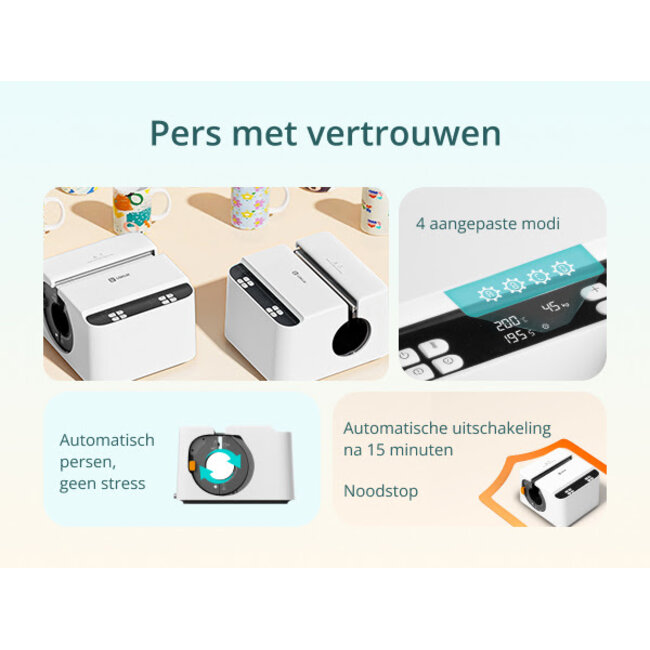 Loklik - Auto Mug Heat Press - Mokkenpers