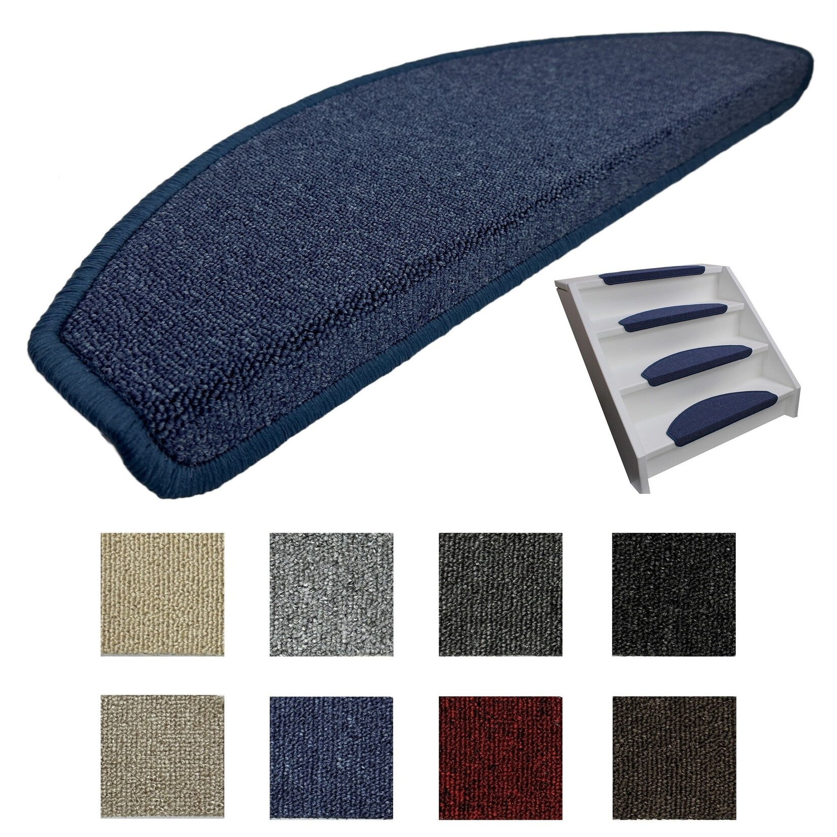 Elite Trapmatten Trapmat Lima Blauw (halve maantjes)