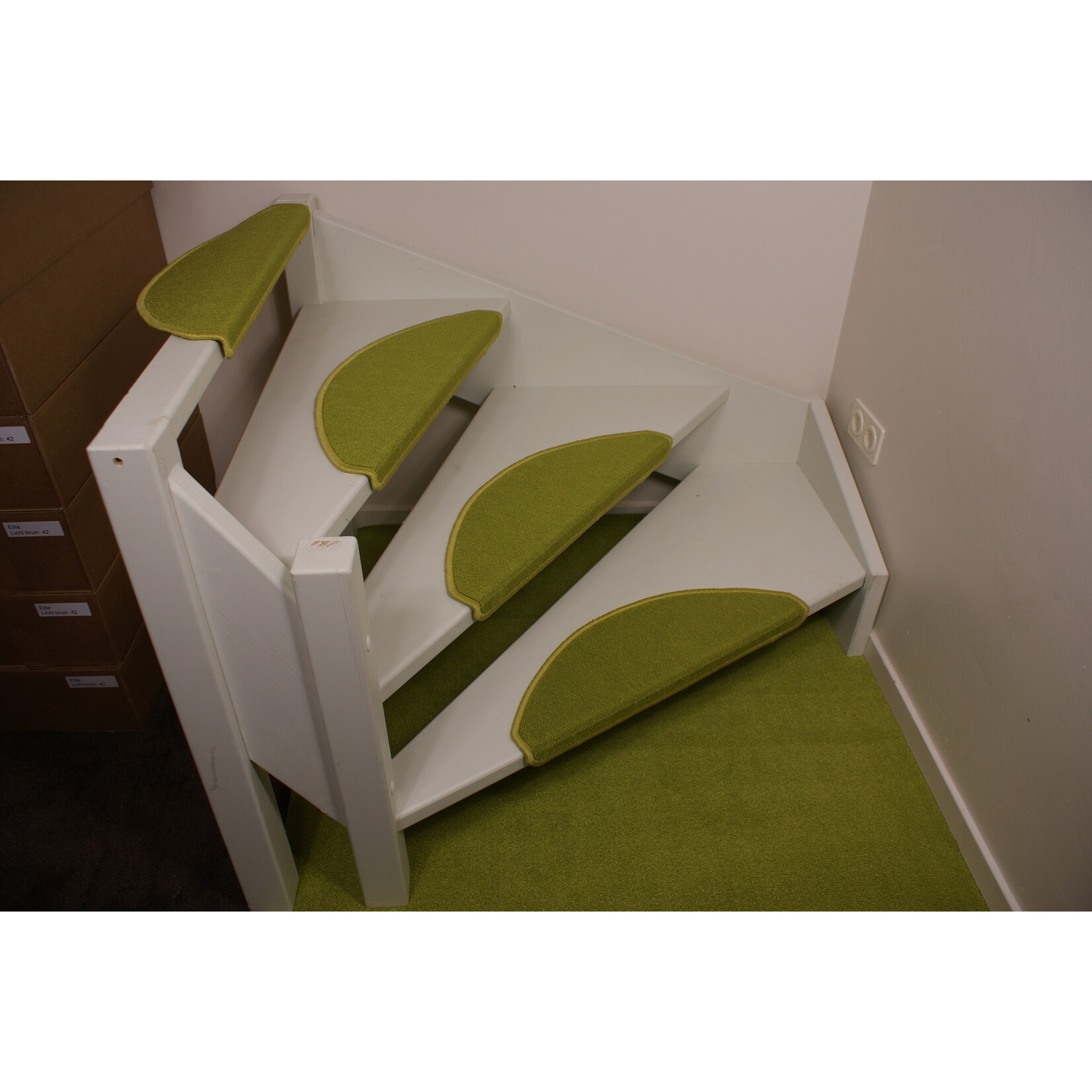 Elite Trapmatten Trapmat Elite Lime Groen (halve maantjes)