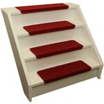 Elite Trapmatten Trapmatten Elite Rood rechthoek