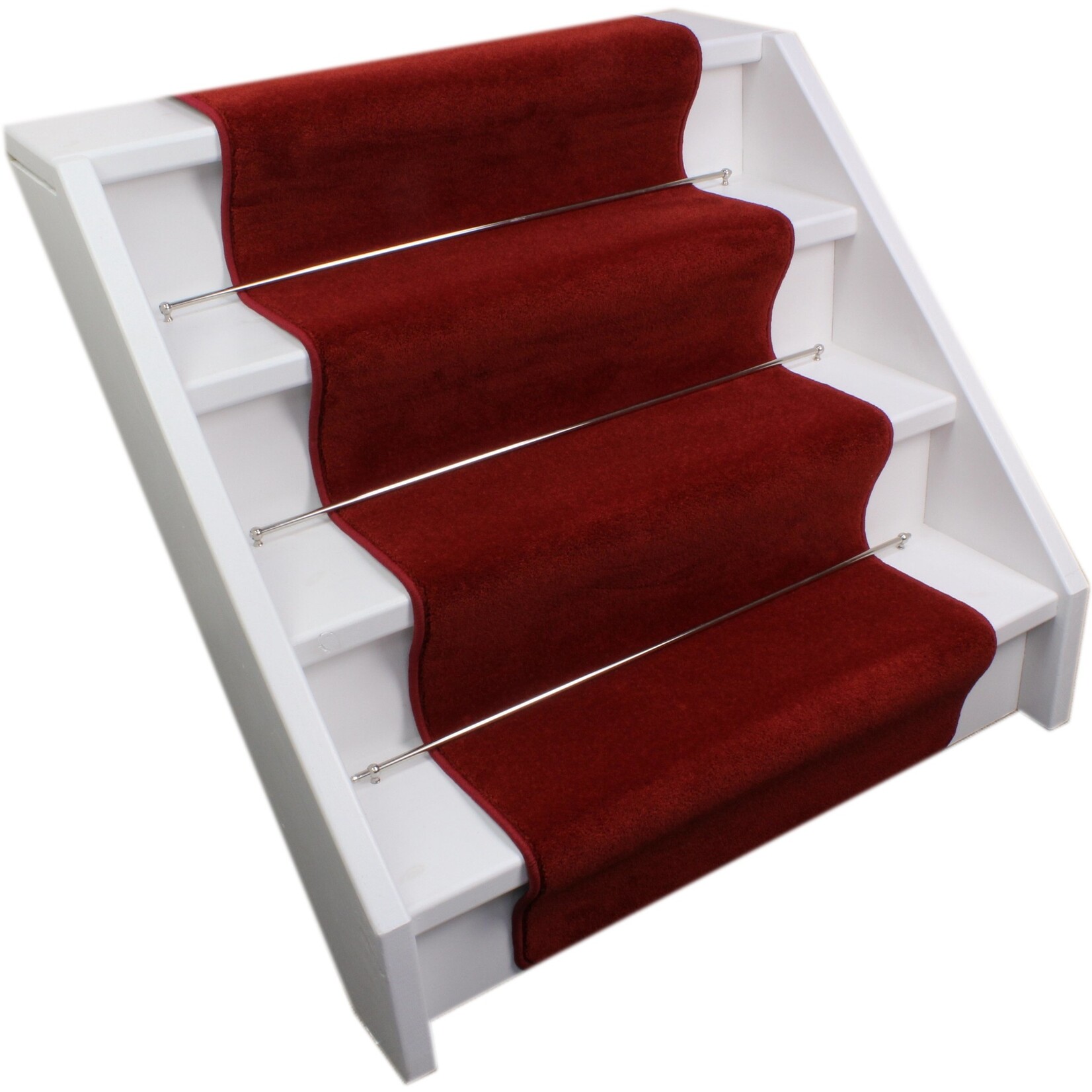 Elite Trapmatten Traploper Performance Donker rood