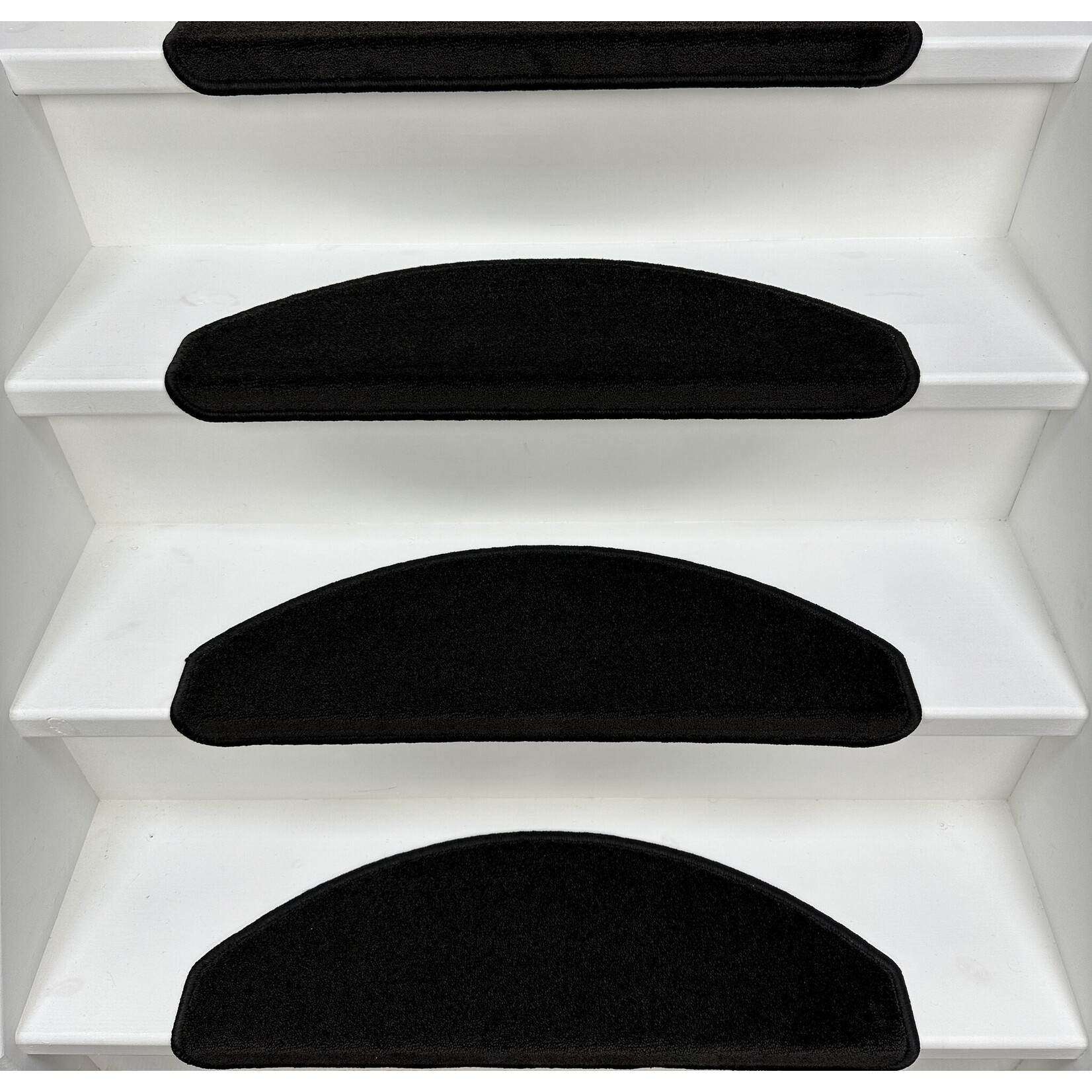 Elite Trapmatten Trapmat Softstep Zwart (halve maantjes)