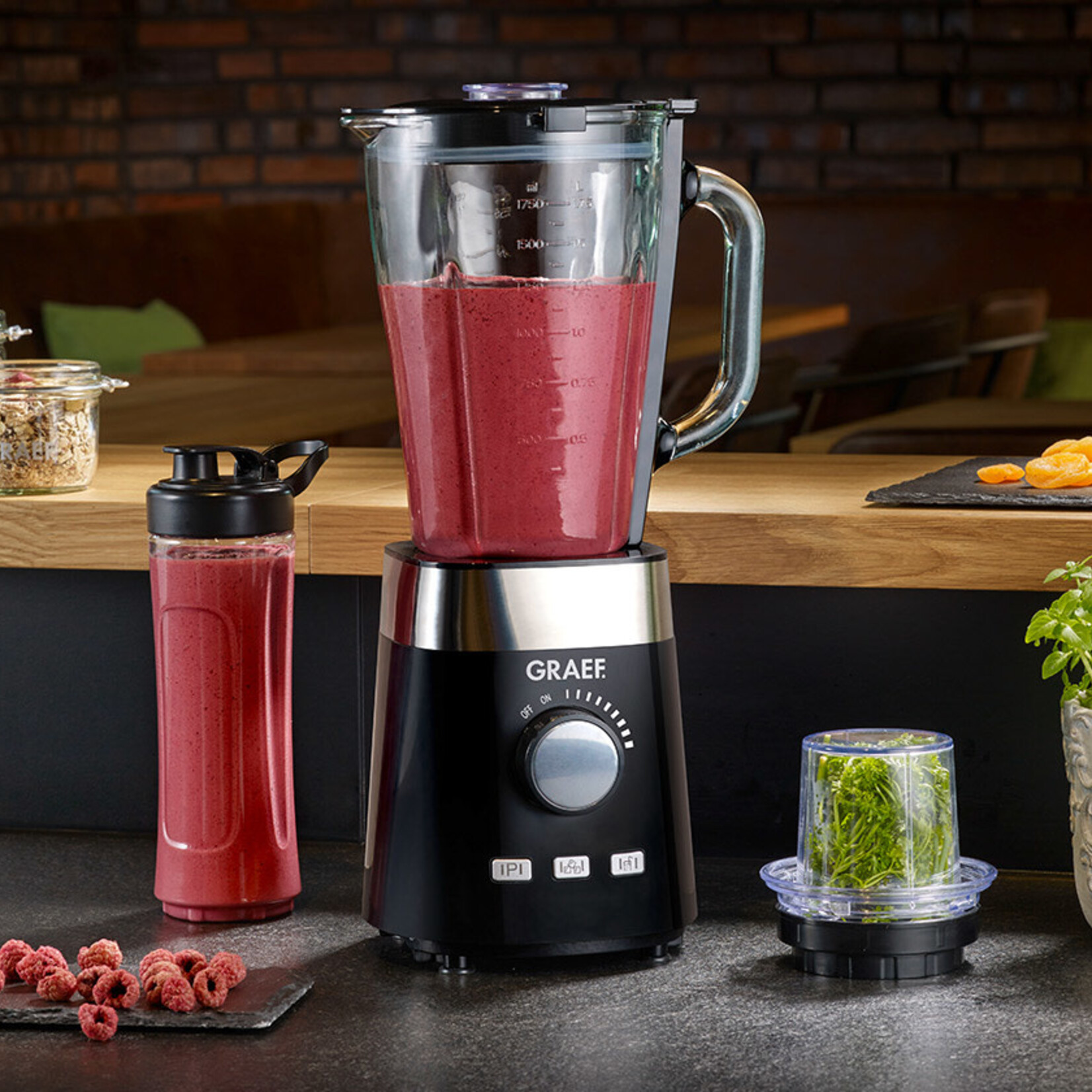 GRAEF 50502 BLENDER ZWART 1000WATT