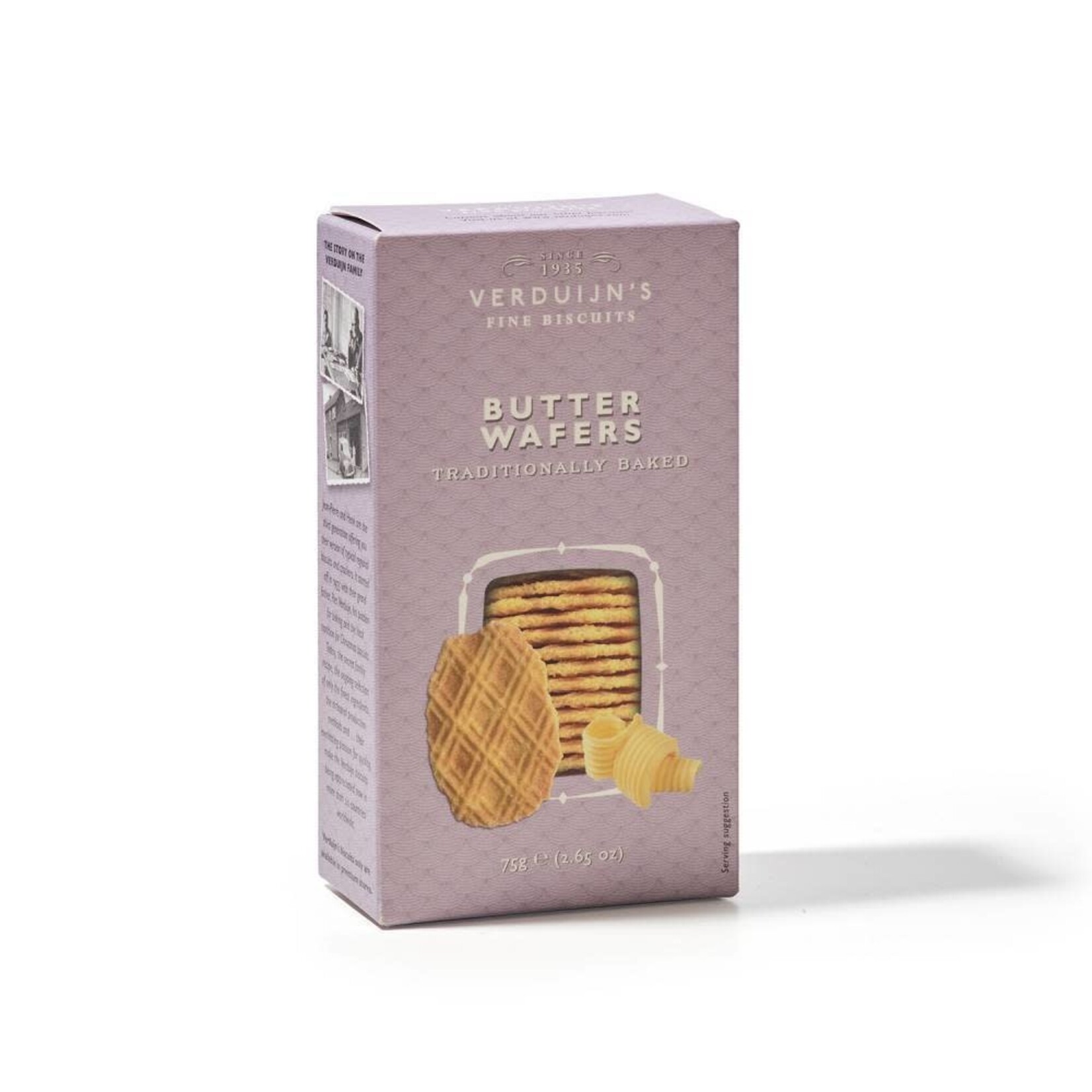 VERDUIJN'S FINE BISCUITS VERDUIJN’S FINE BISCUITS - BOTERWAFELS 75 GRAM