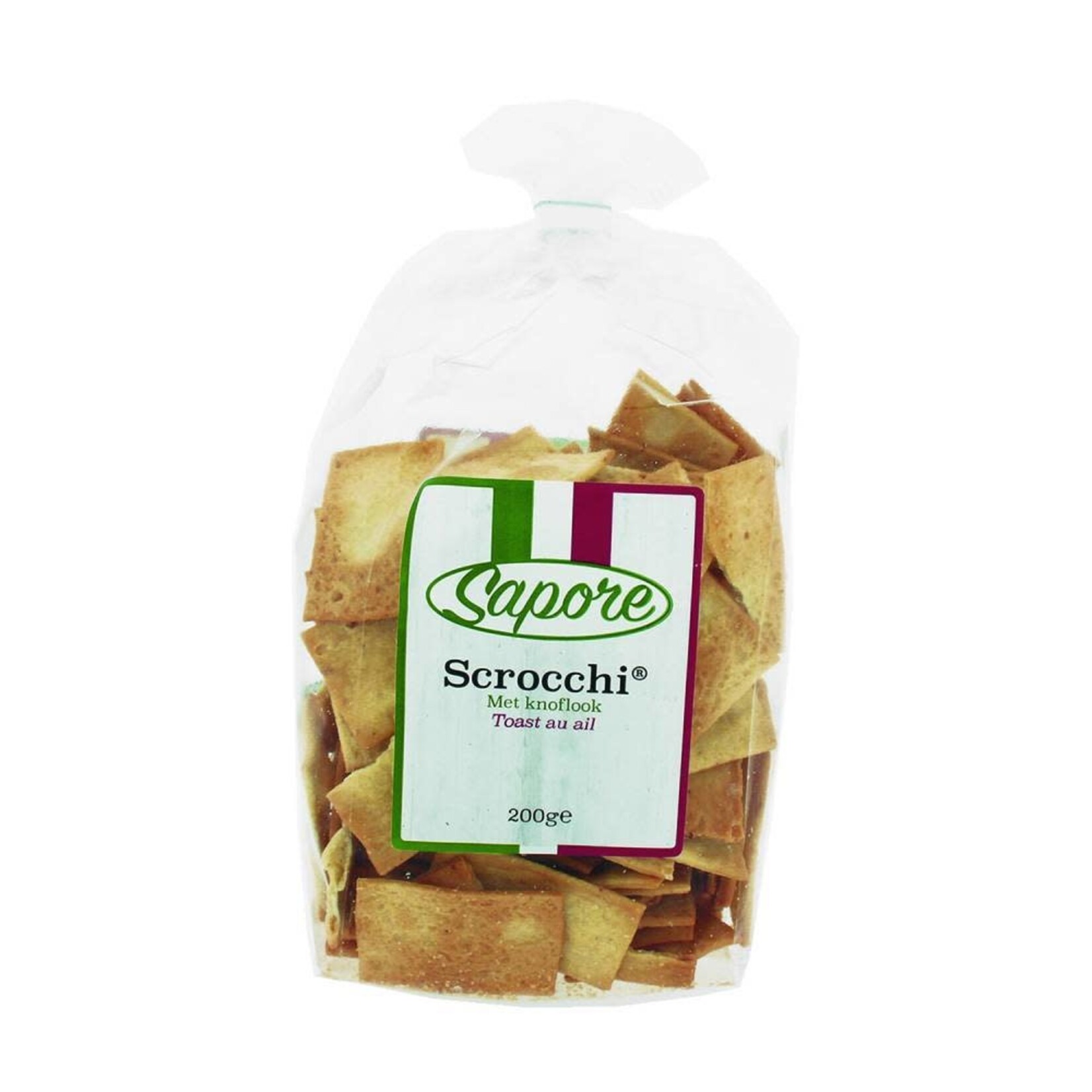 SAPORE SAPORE - SCROCCHI MET KNOFLOOK 200 GR 200 GRAM