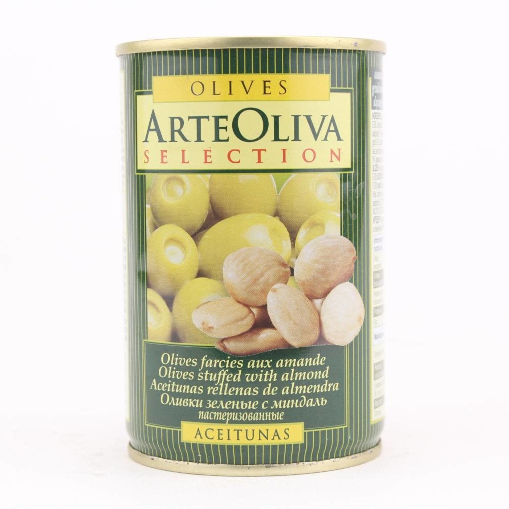 ARTE OLIVIA ARTE OLIVA - OLIJVEN MET AMANDEL 300 GRAM