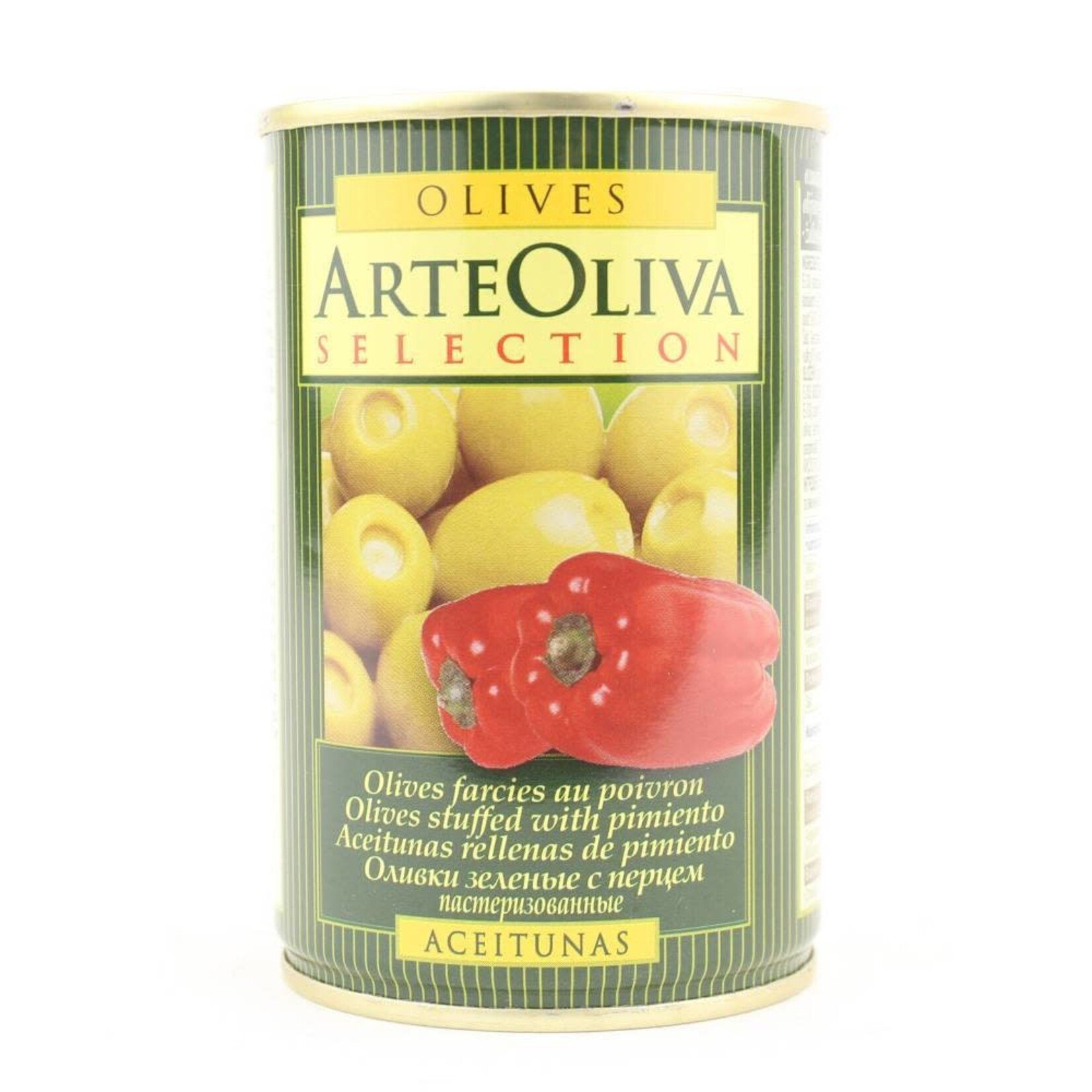 ARTE OLIVIA ARTE OLIVA - OLIJVEN MET PAPRIKA 300 GRAM