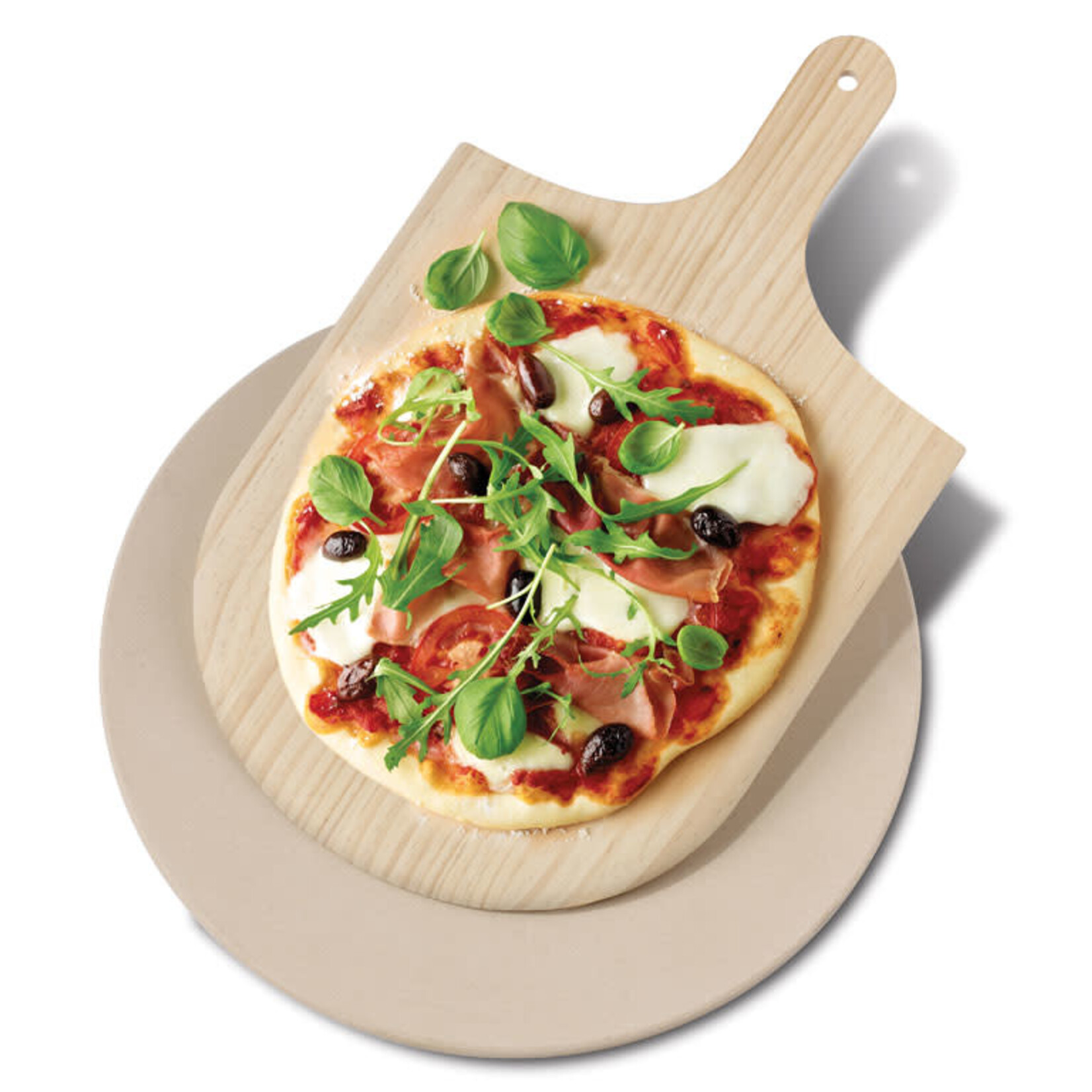 FUNKTION FUNKTION PIZZASTEEN MET SCHEP 37.5CM