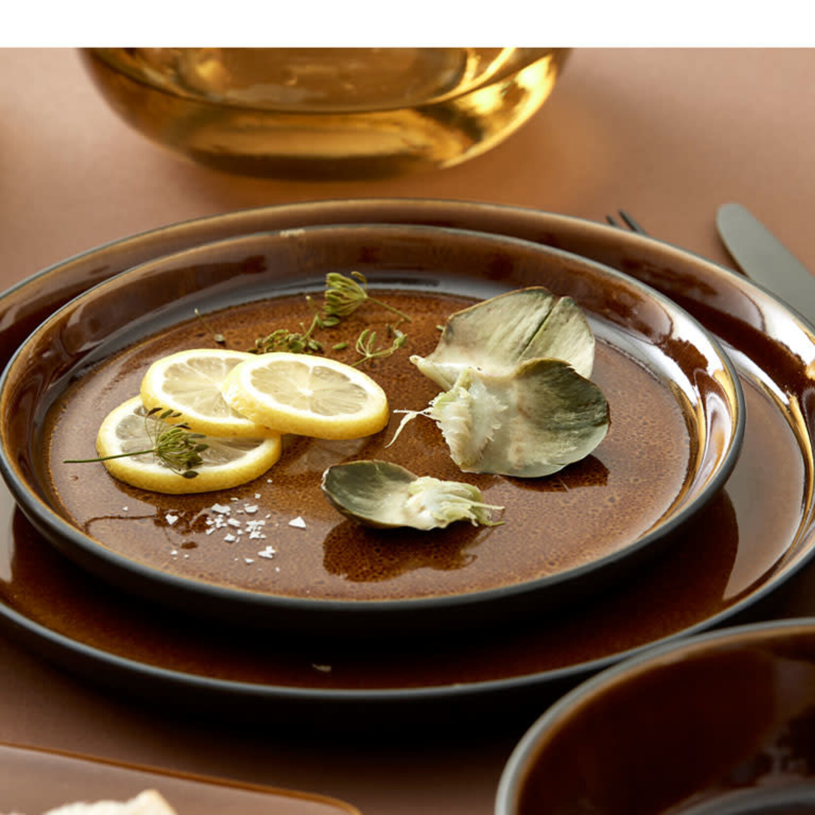 BITZ BITZ BOWL 18X5CM BLACK-GREEN