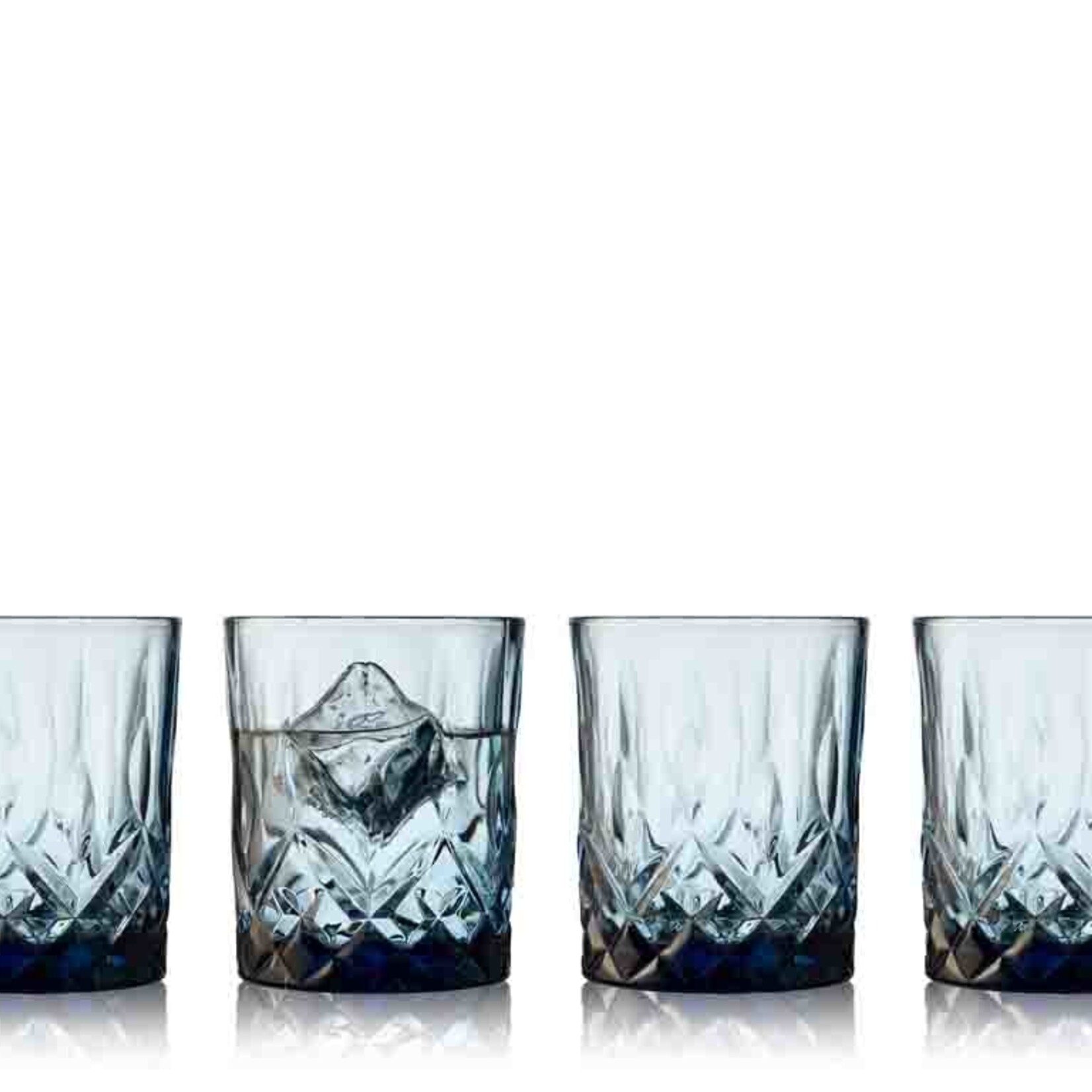 LYNGBY LYNGBY SORRENTO WHISKY GLASS 32 CL 4-DLG BLUE