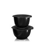 ROSTI ROSTI 013029 MARGRETHE MIXING BOWL SET MET DEKSEL 2-DLG BLACK