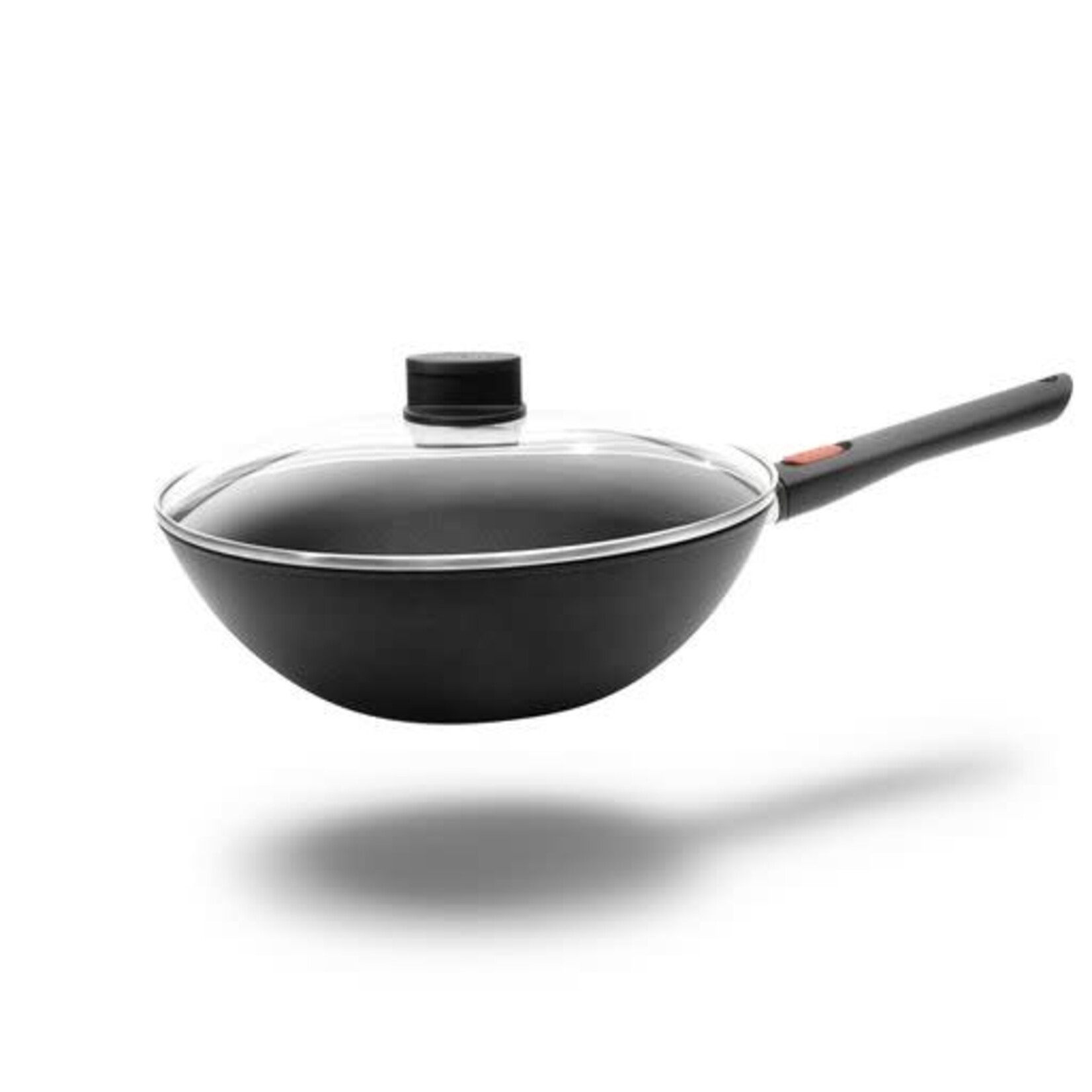 WOLL WOLL ECOLITE QXR WOK 30CM PFAS VRIJE COATING AFNEEMBAAR HANDVAT