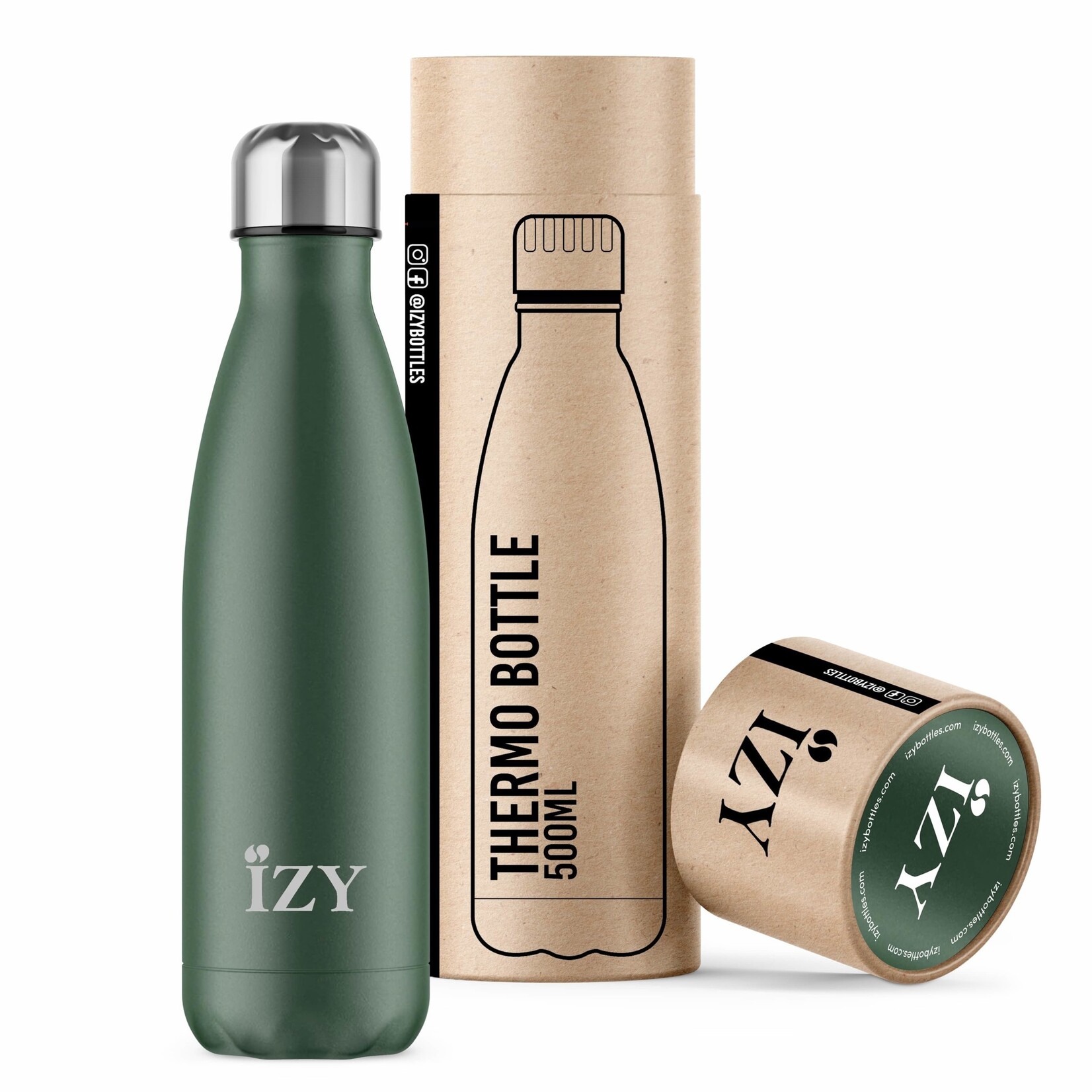 IZY IZY BOTTLE 500ML GROEN