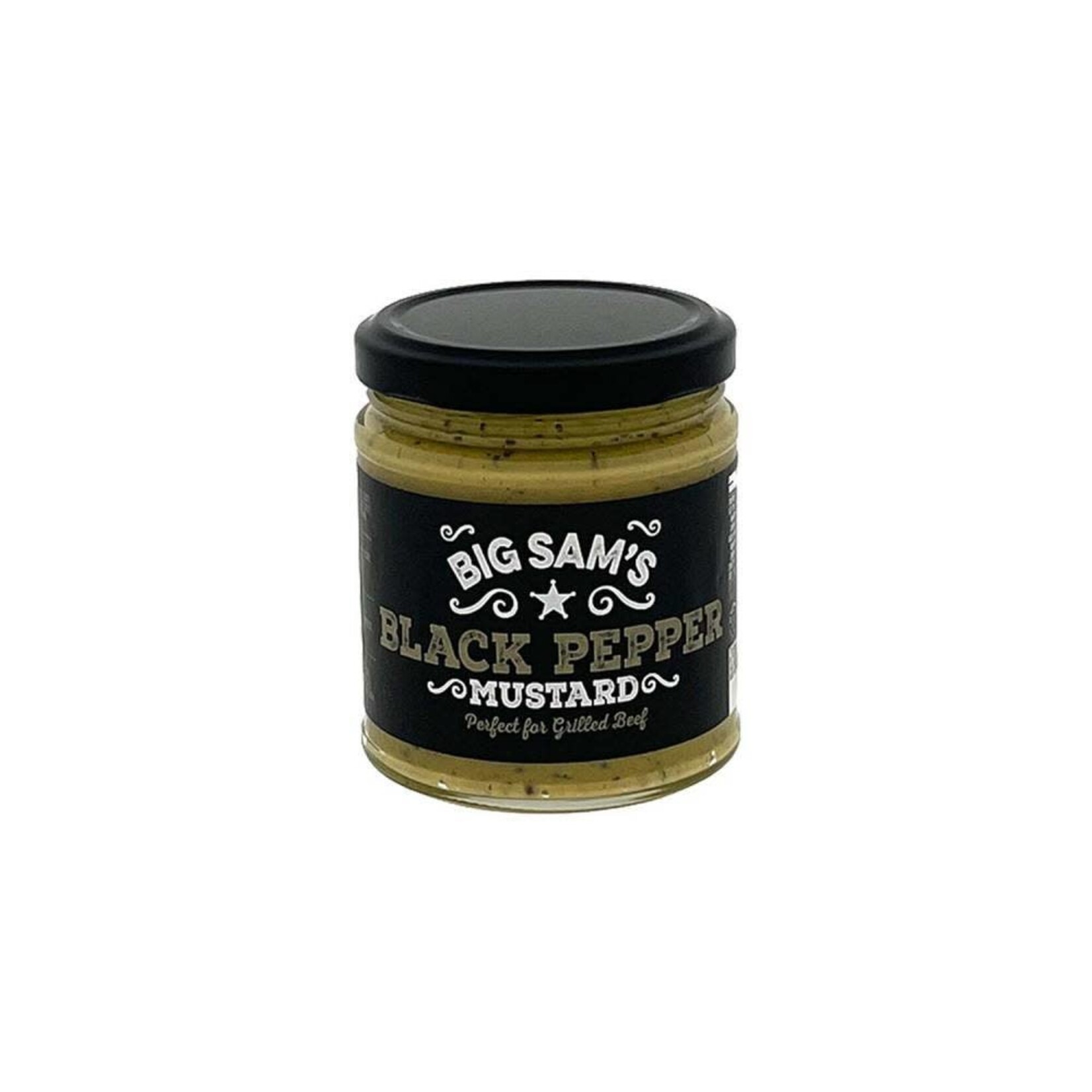 BIG SAM'S BIG SAM'S BLACK PEPPER MUSTARD 195GR