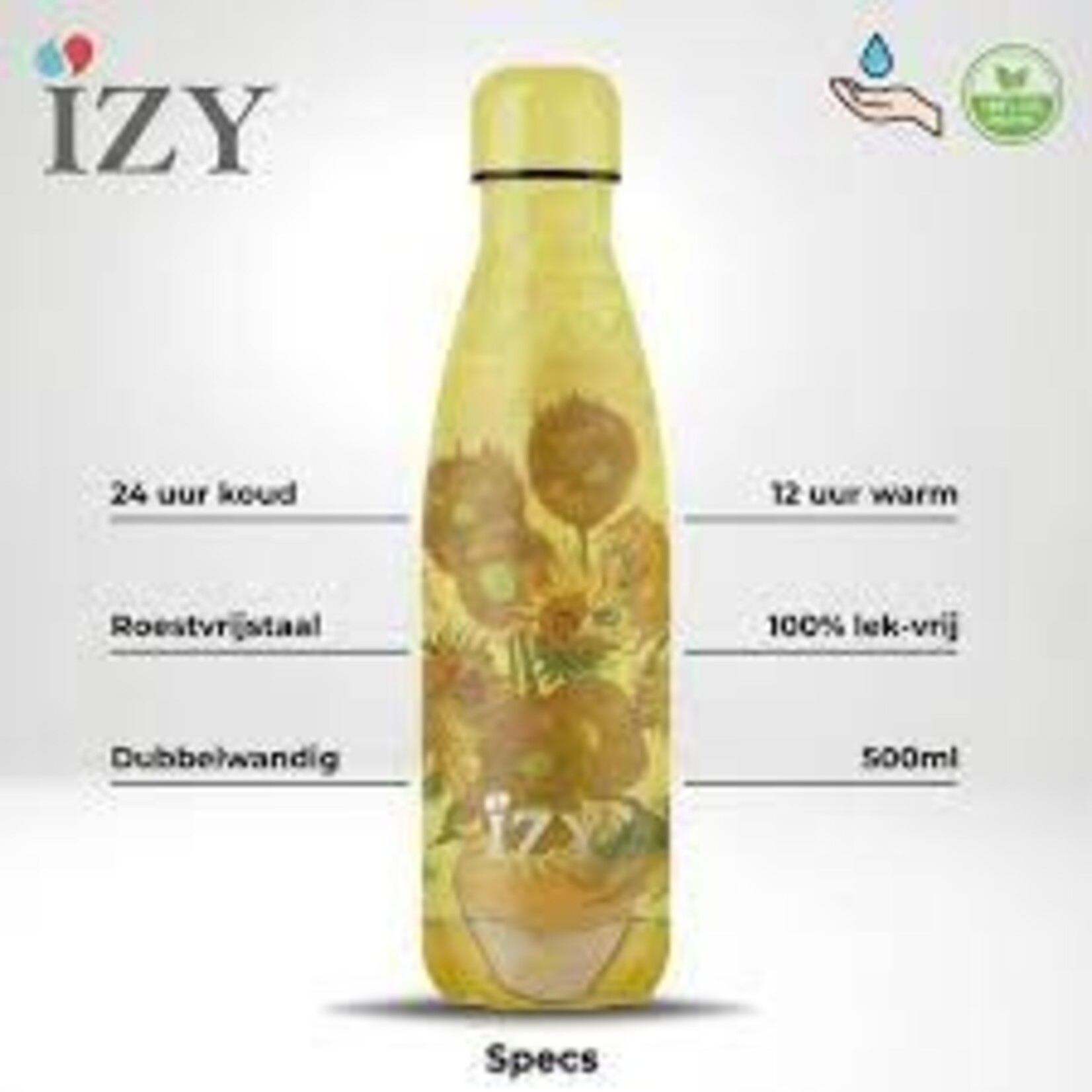 IZY IZY BOTTLE 500ML ZONNEBLOEMEN