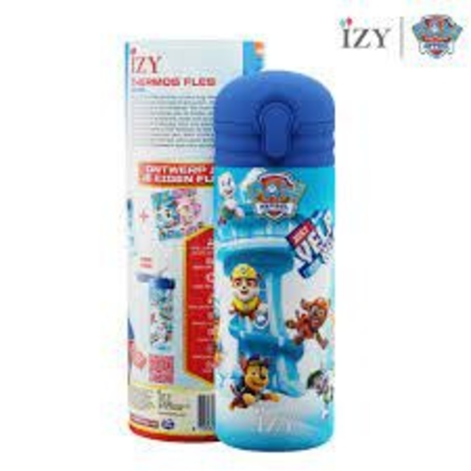 IZY IZY BOTTLE 350ML PAW PATROL REFRESH BLAUW