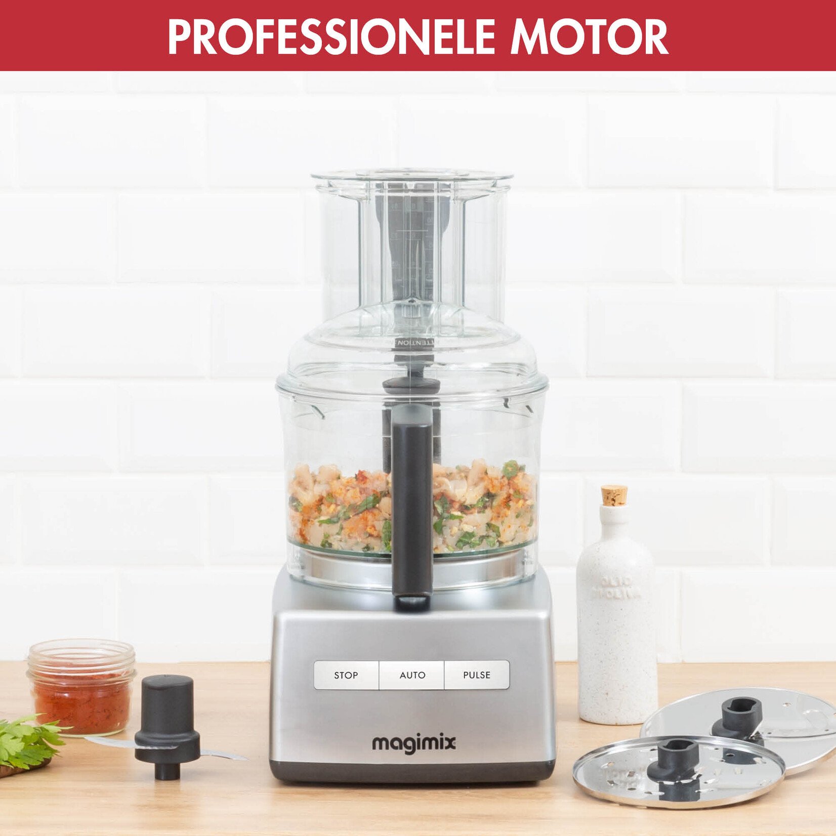 MAGIMIX MAGIMIX CS 3200 XL FOODPROCESSOR- KEUKENMACHINE MAT CHROOM