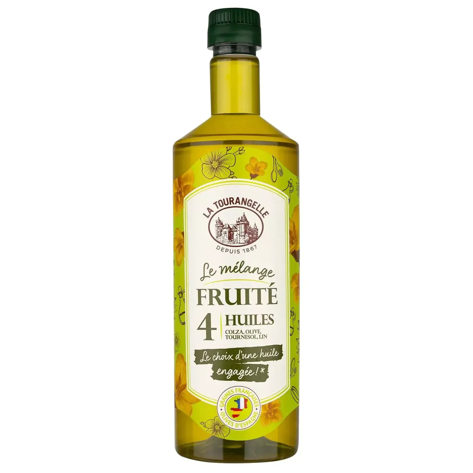 LA TOURANGELLE LA TOURANGELLE  ECOLOGISCHE 4-OLIE FRUIT 700ML