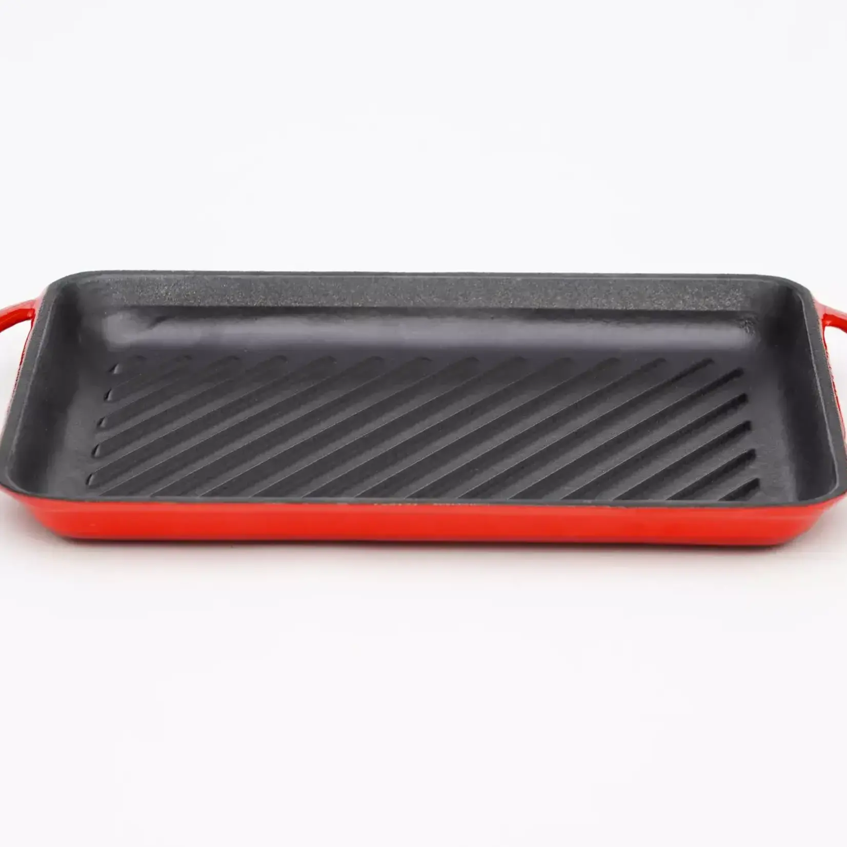 LATT HOME LATT GIETIJZEREN GRILL PLAAT 39.5X22X3.5CM ROOD