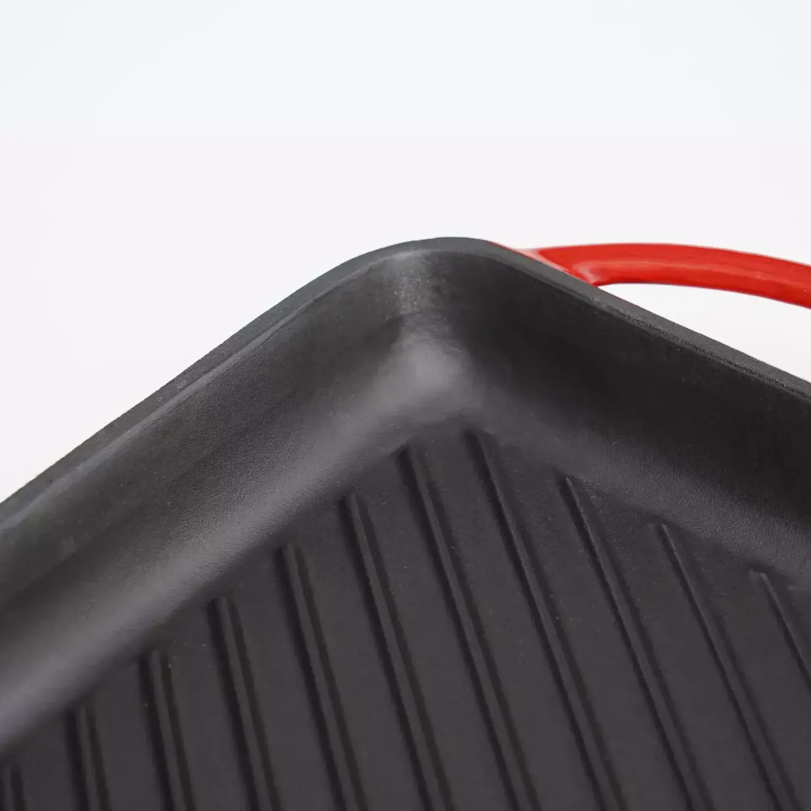 LATT HOME LATT GIETIJZEREN GRILL PLAAT 39.5X22X3.5CM ROOD