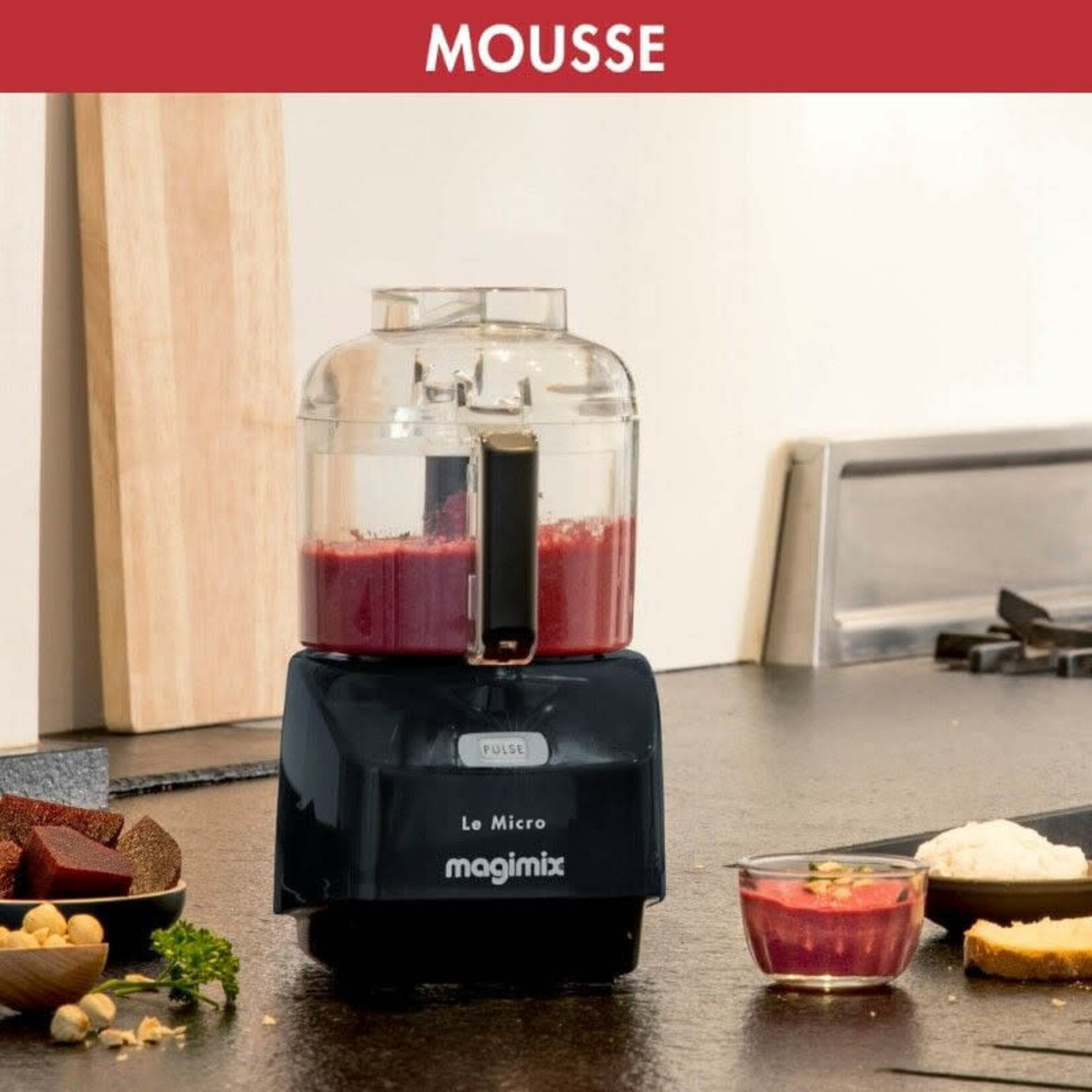 MAGIMIX MAGIMIX  MICRO FOODPROCESSOR ZWART