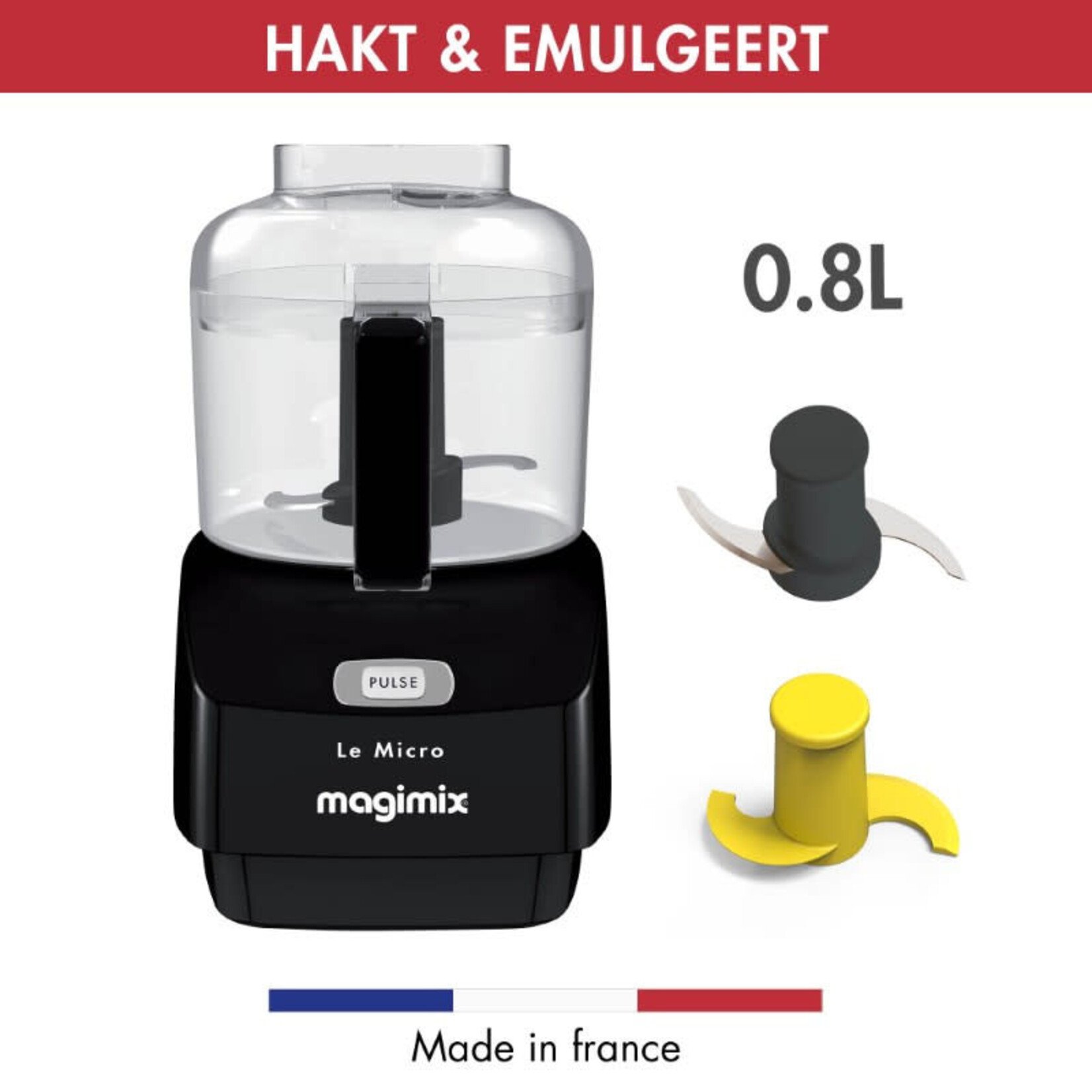 MAGIMIX MAGIMIX  MICRO FOODPROCESSOR ZWART