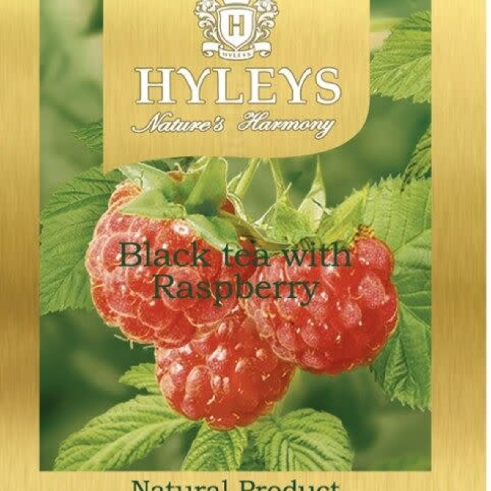 HEYLEYS HYLEYS NATURE'S HARMONY  BLACK TEA WITH RASPBERRY