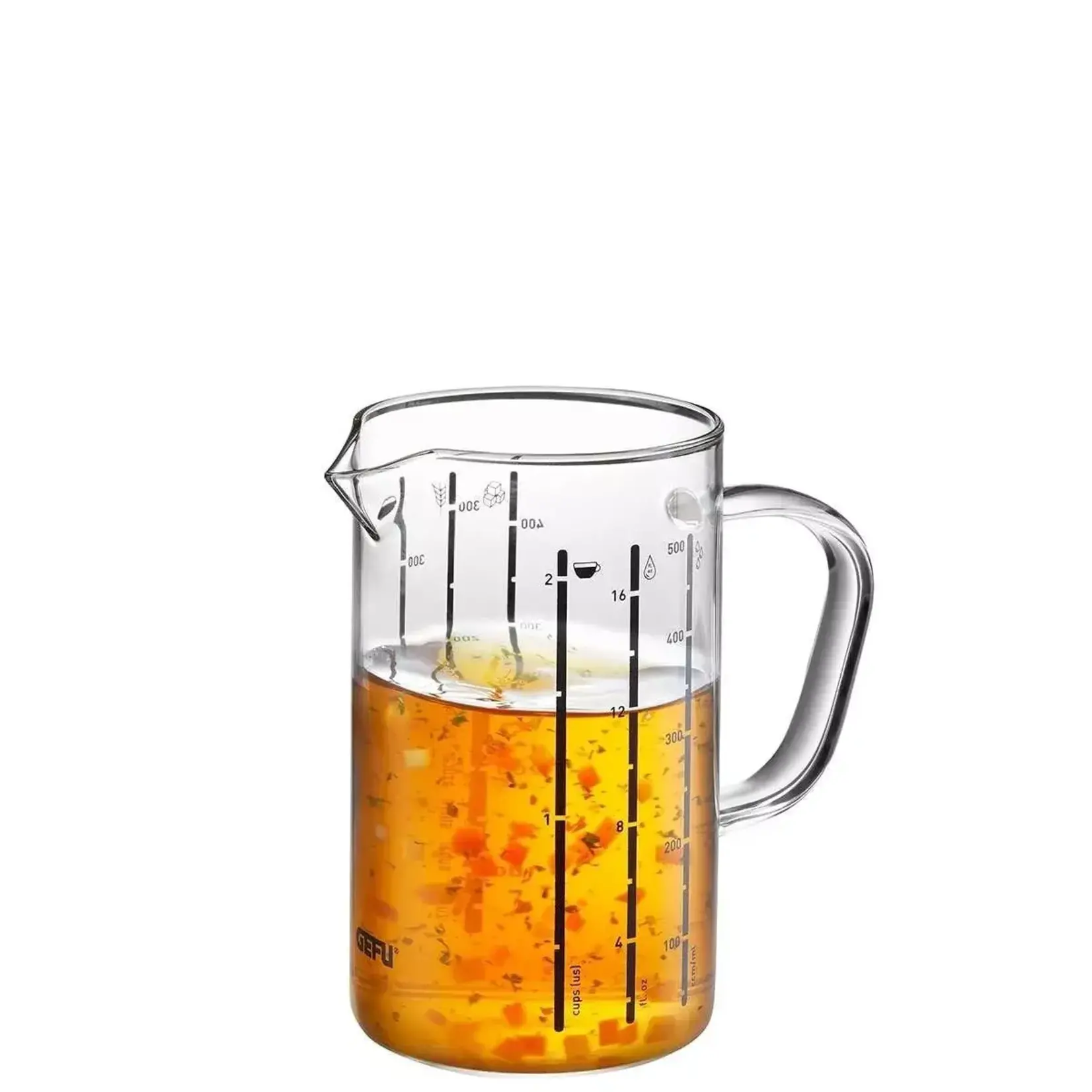 GEFU GEFU 000000 MAATBEKER GLAS JUG METI 500ML