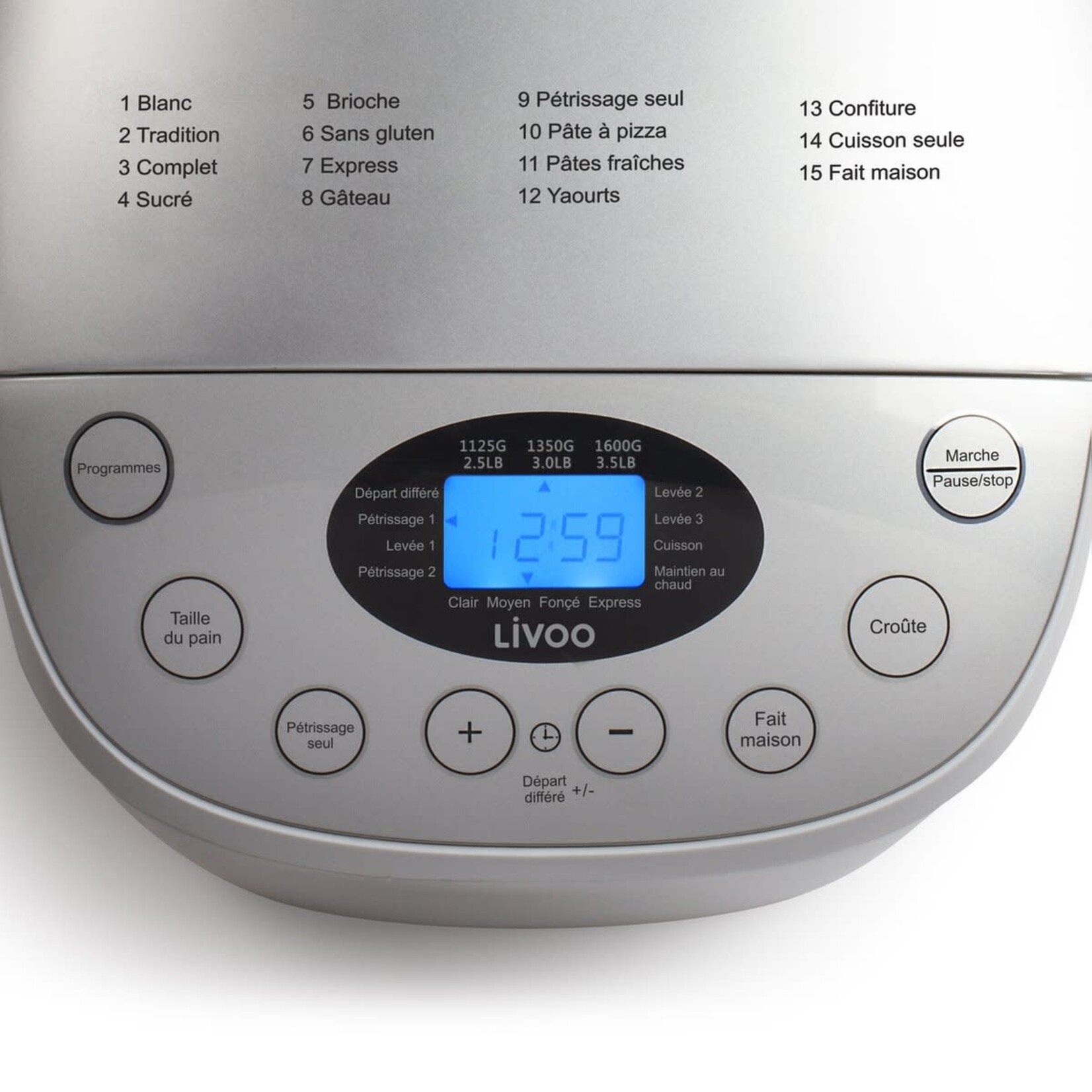 LIVOO LIVOO DOP205W BROODBAKMACHINE 850WATT