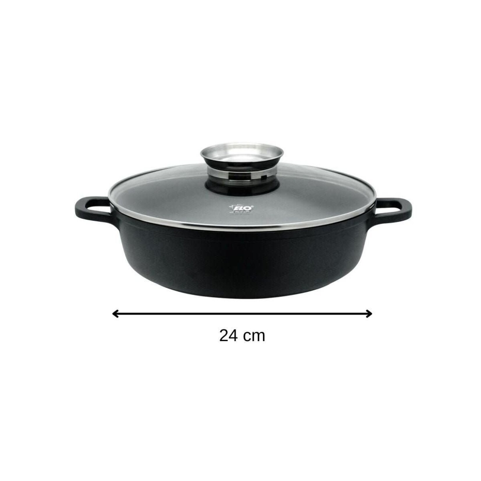 ELO ELO SAUTEERPAN MET DEKSEL 2.3LTR 24CM