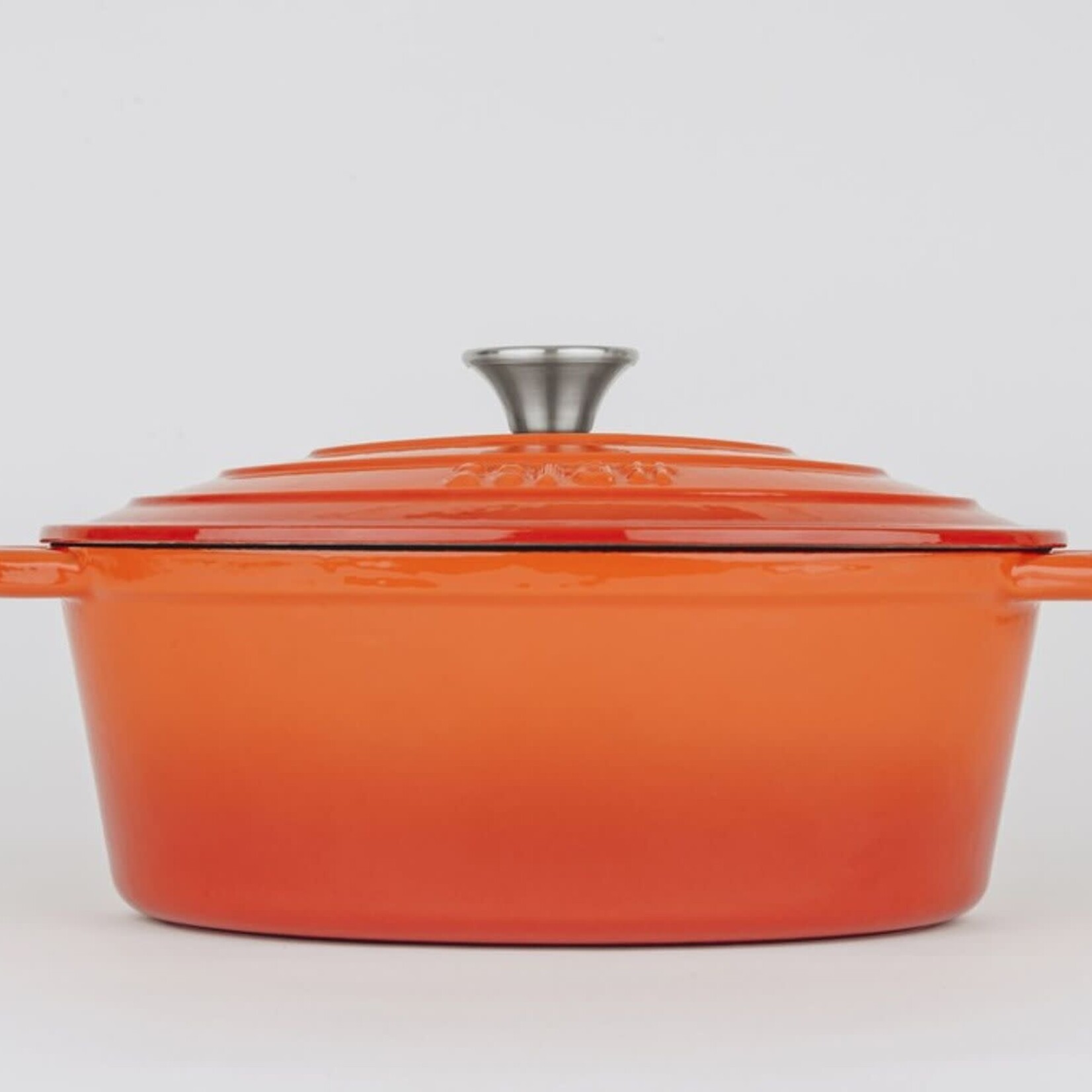 LATT HOME LATT GIETIJZEREN STOOFPAN 29X21X11CM ORANJE 3.85LTR