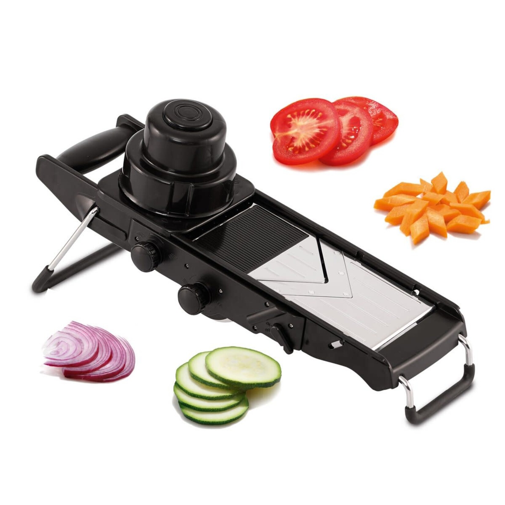 KARL WEIS MANDOLINE ALLES IN EEN ZWART